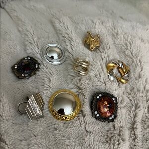 Vintage one of a kind brooches some are from West Germany